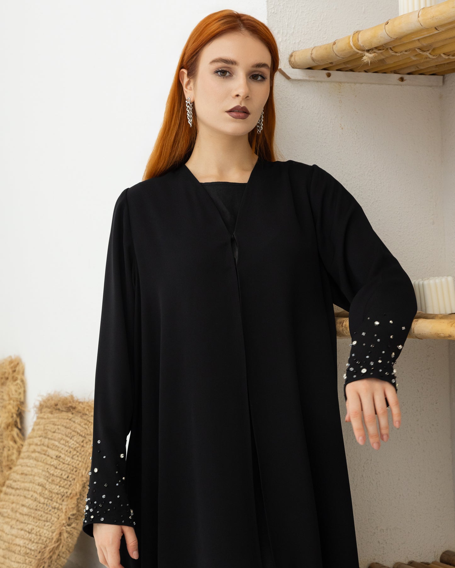 Abaya & Sheila Crystal Work