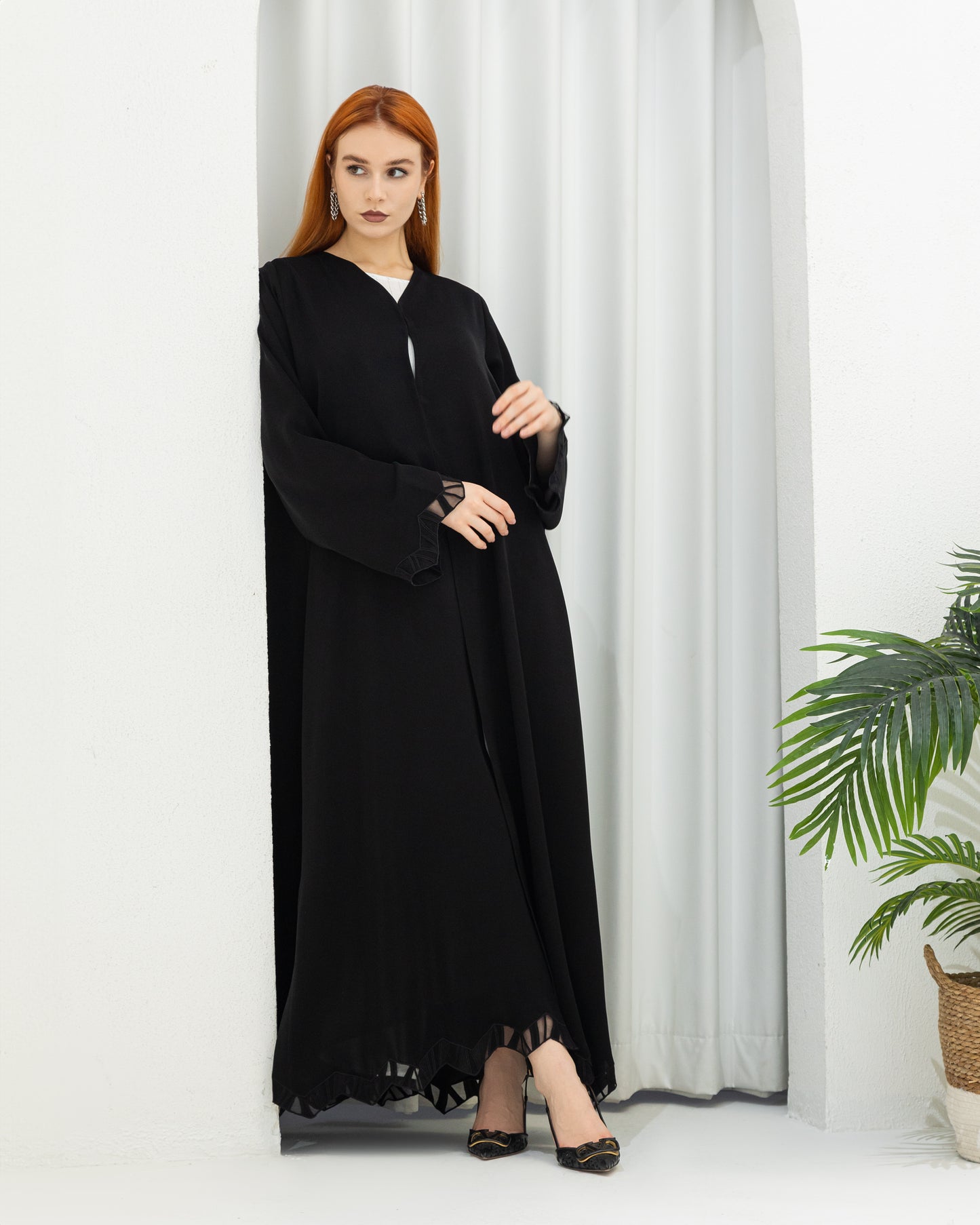 Abaya & Sheila with Laser Work