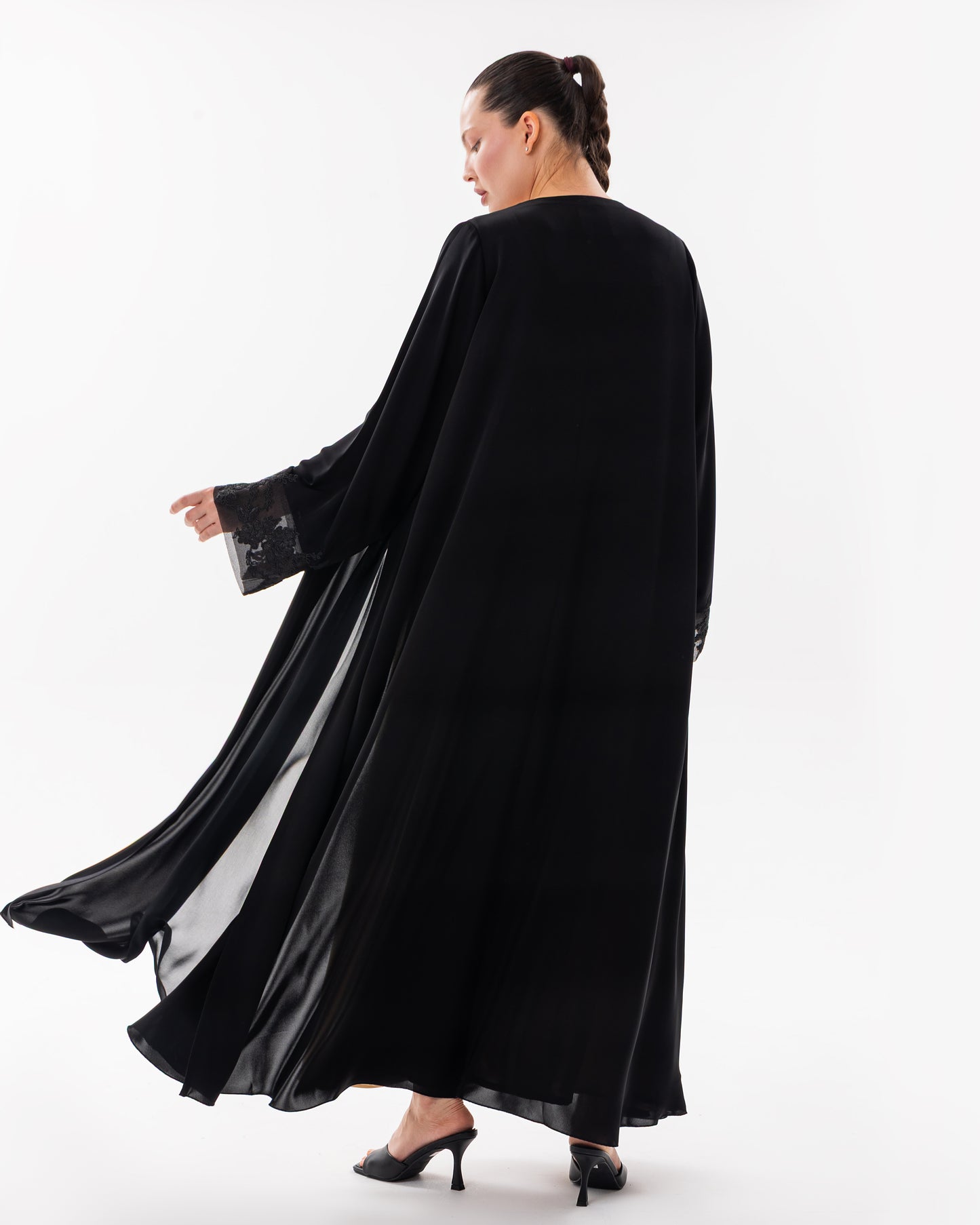 Abaya with Lace work