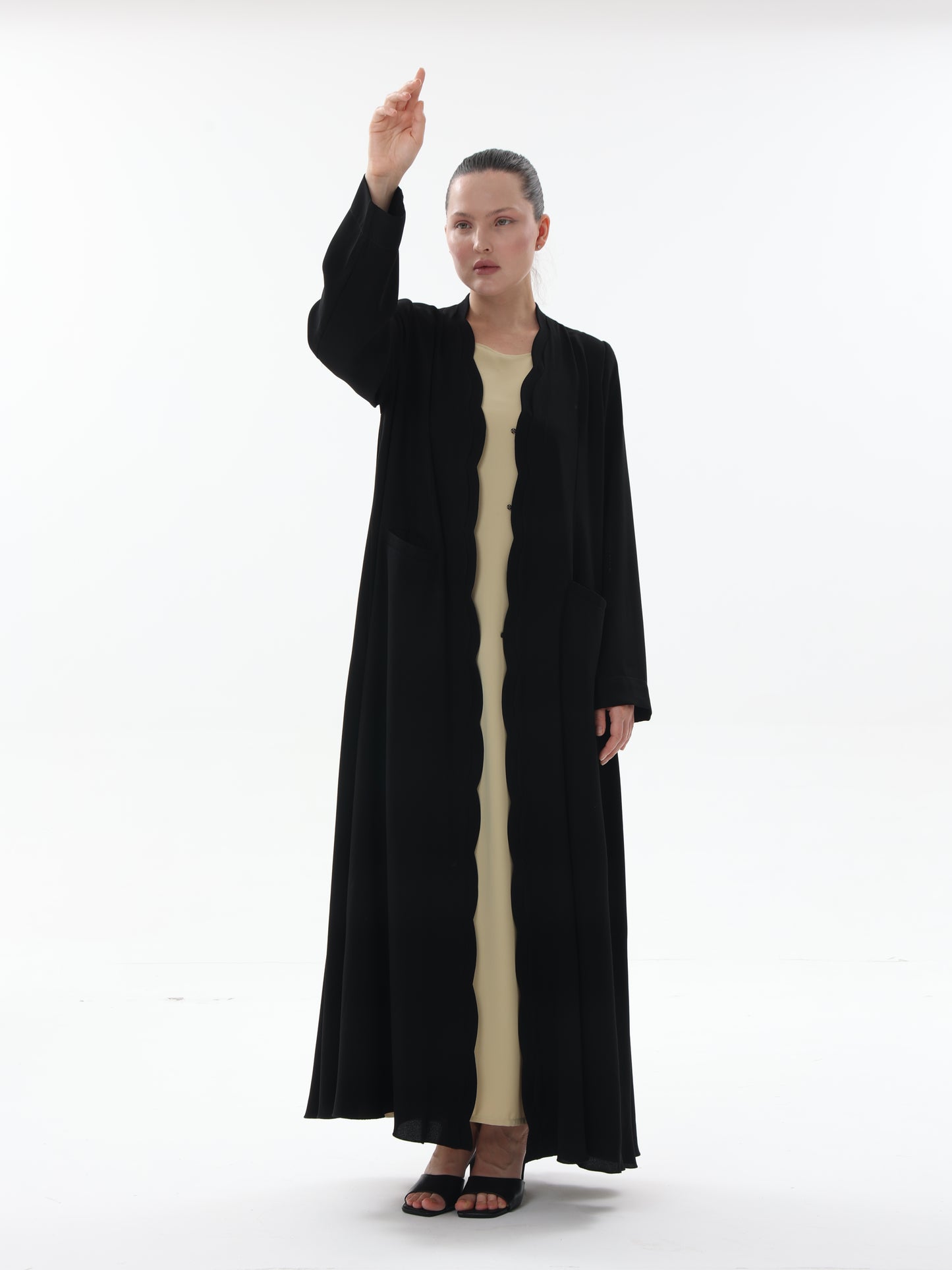 Abaya with Front Design
