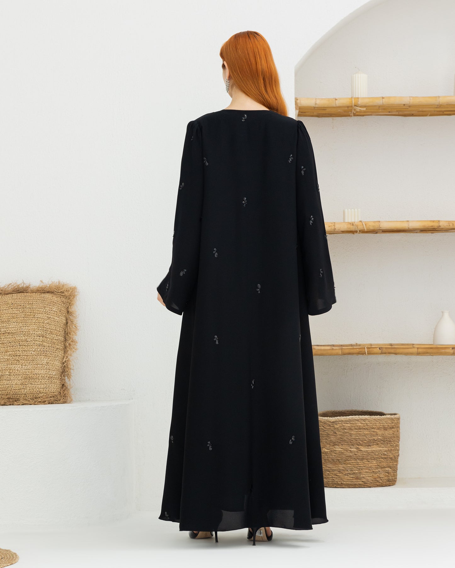 Butterfly  Work Abaya and Sheila