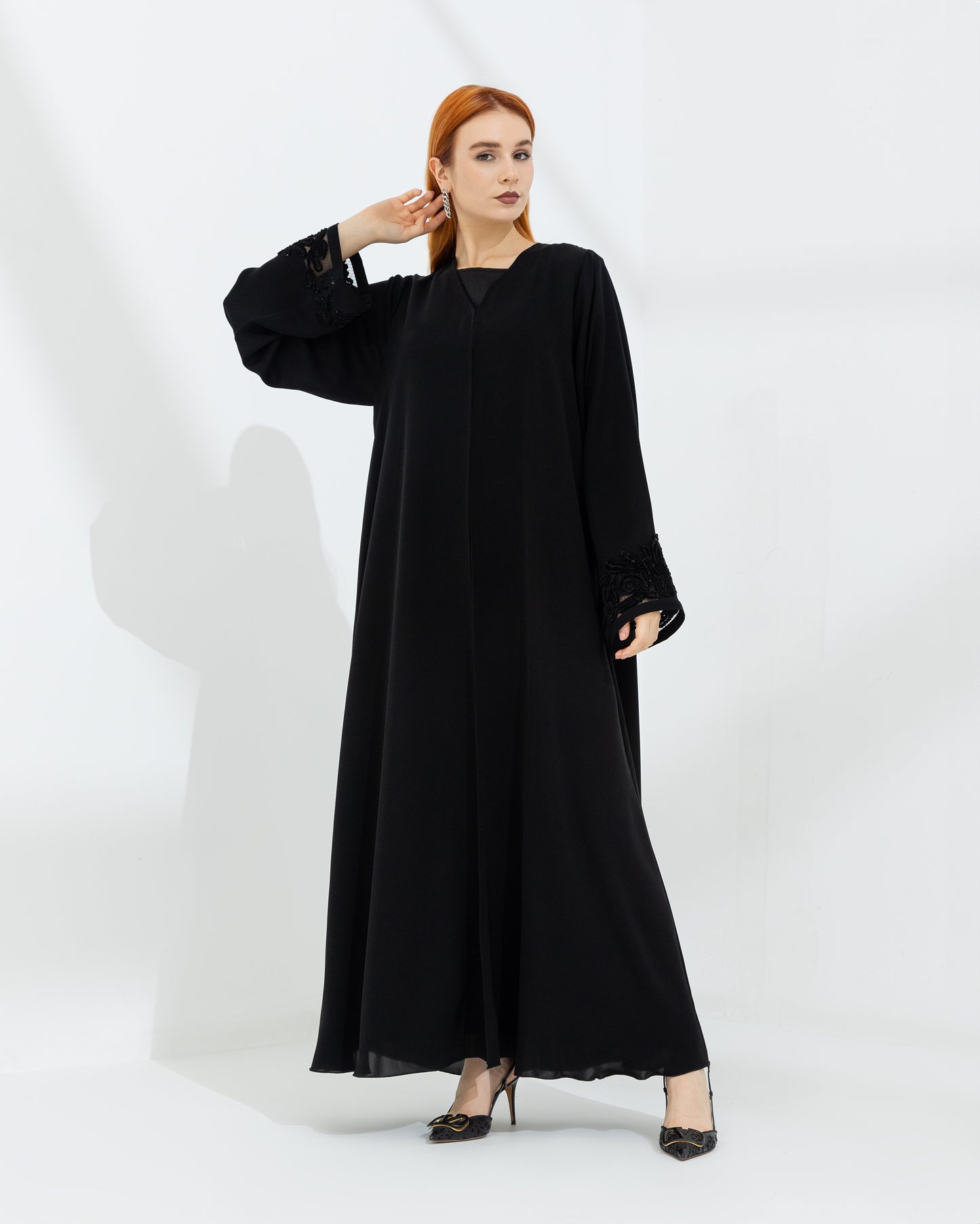 Velvet Work Abaya & Sheila