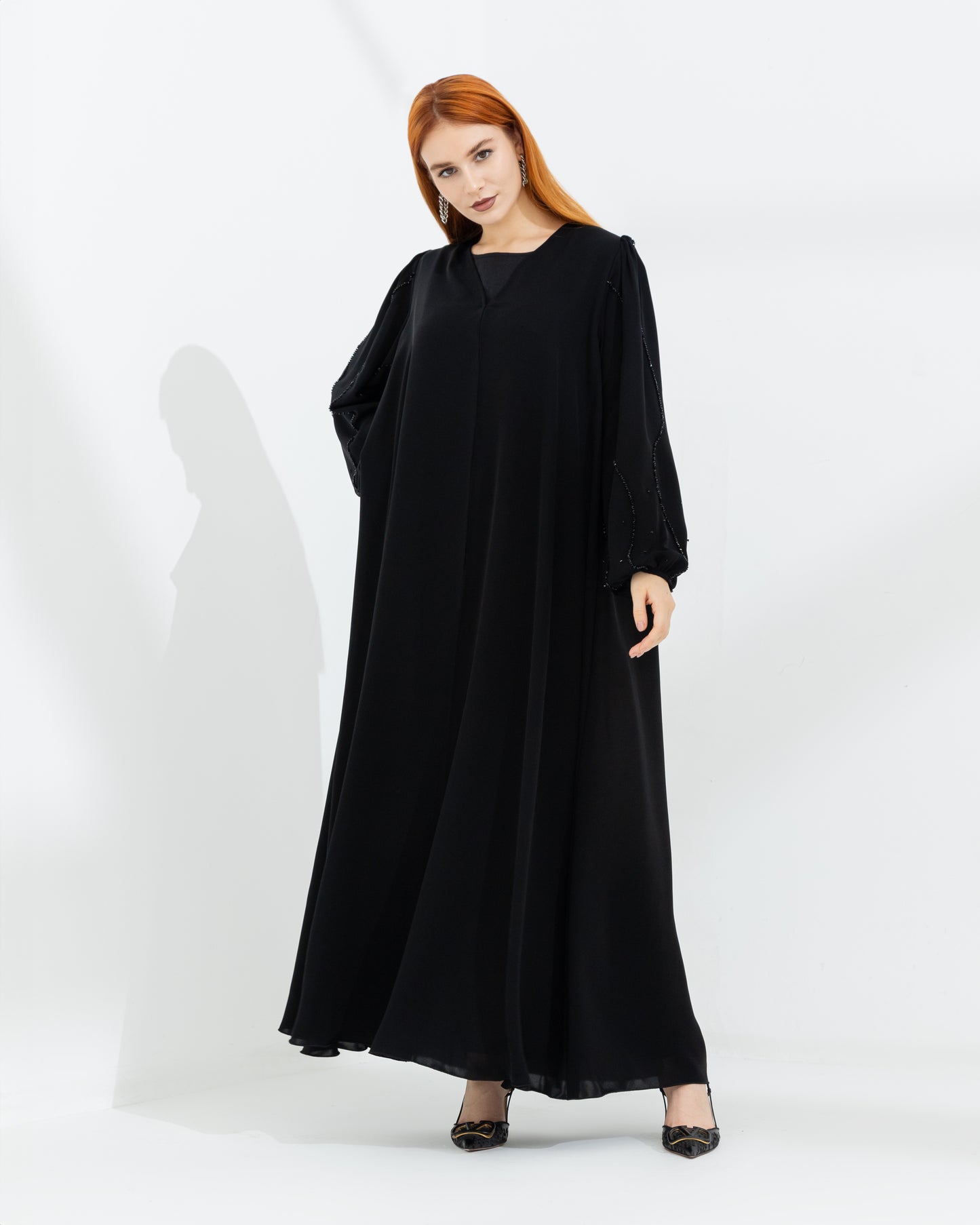 Beads Along Sleeves