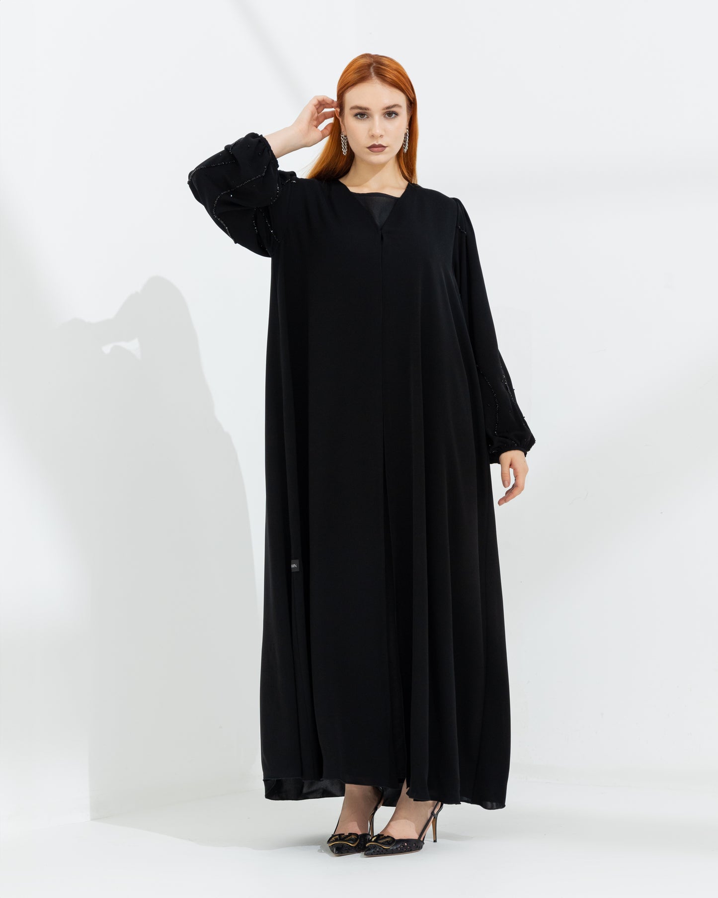 Beads Along Sleeves