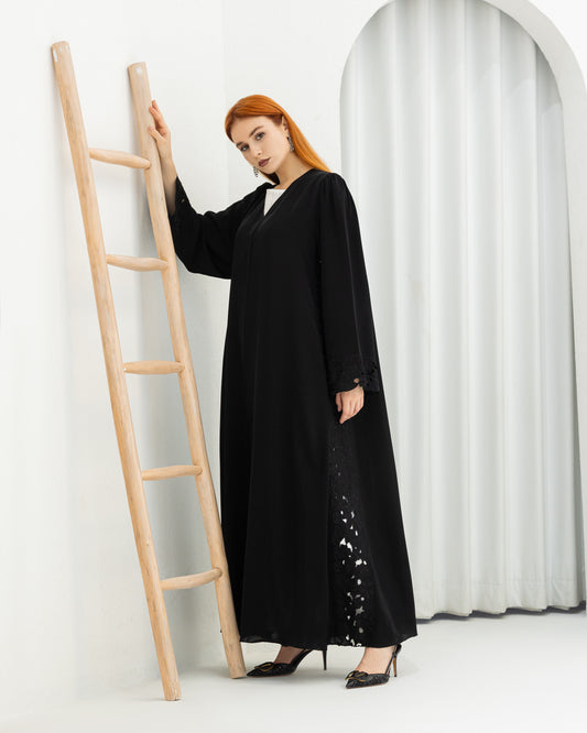 Floral Abaya & Sheila