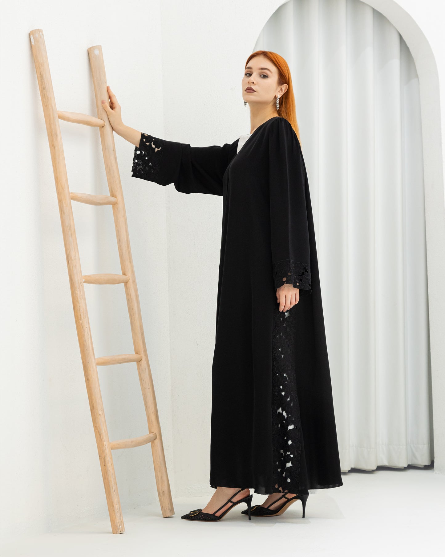 Floral Abaya & Sheila