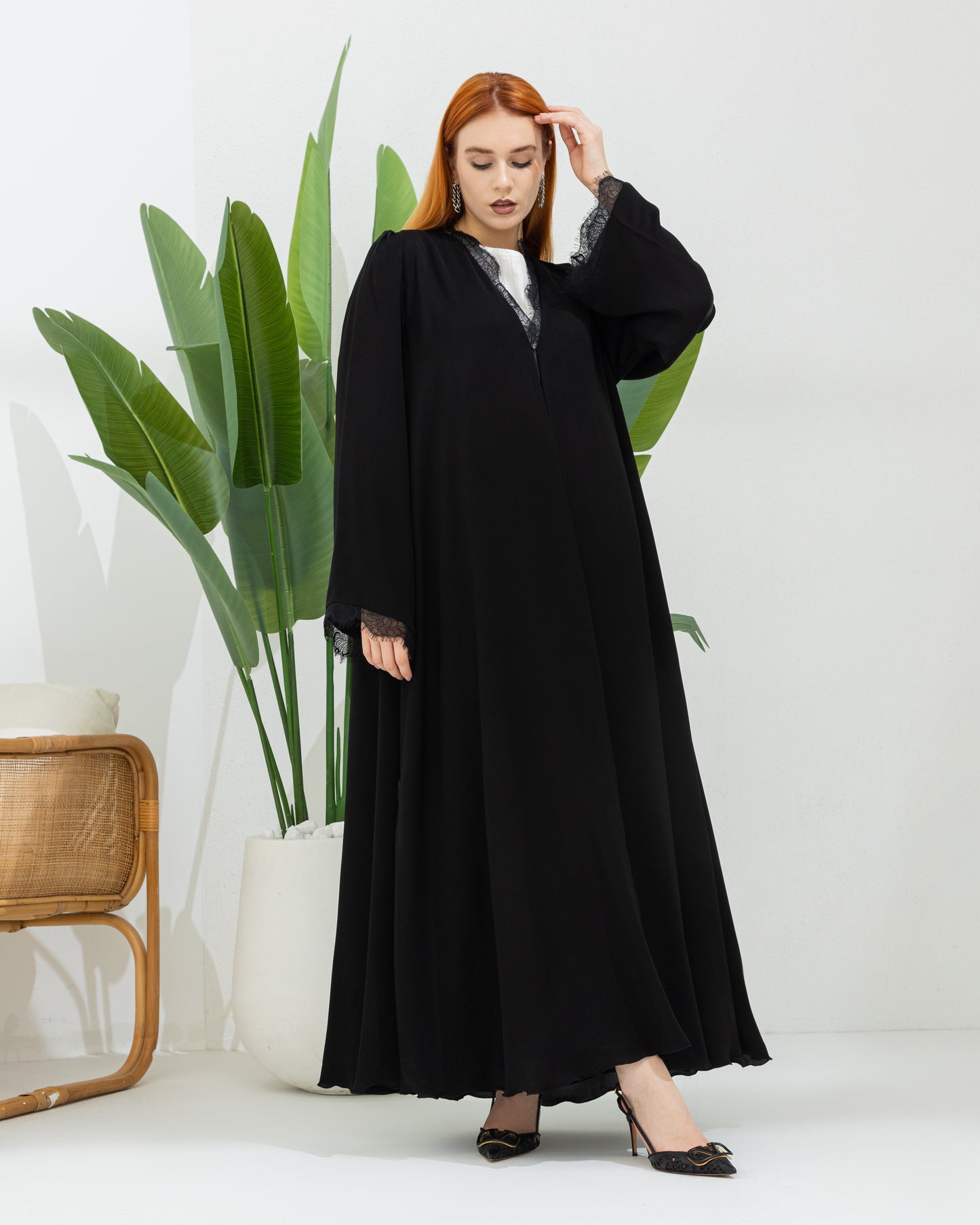 Abaya with Dentelle