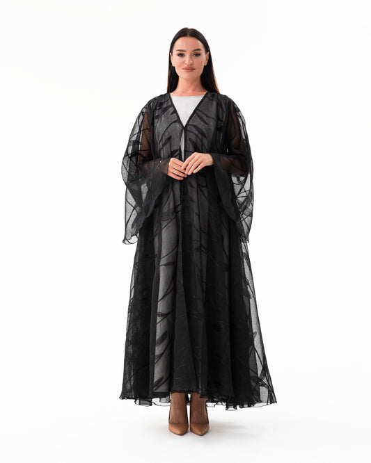 Klosh Occasions Abaya made of embroidered fabric