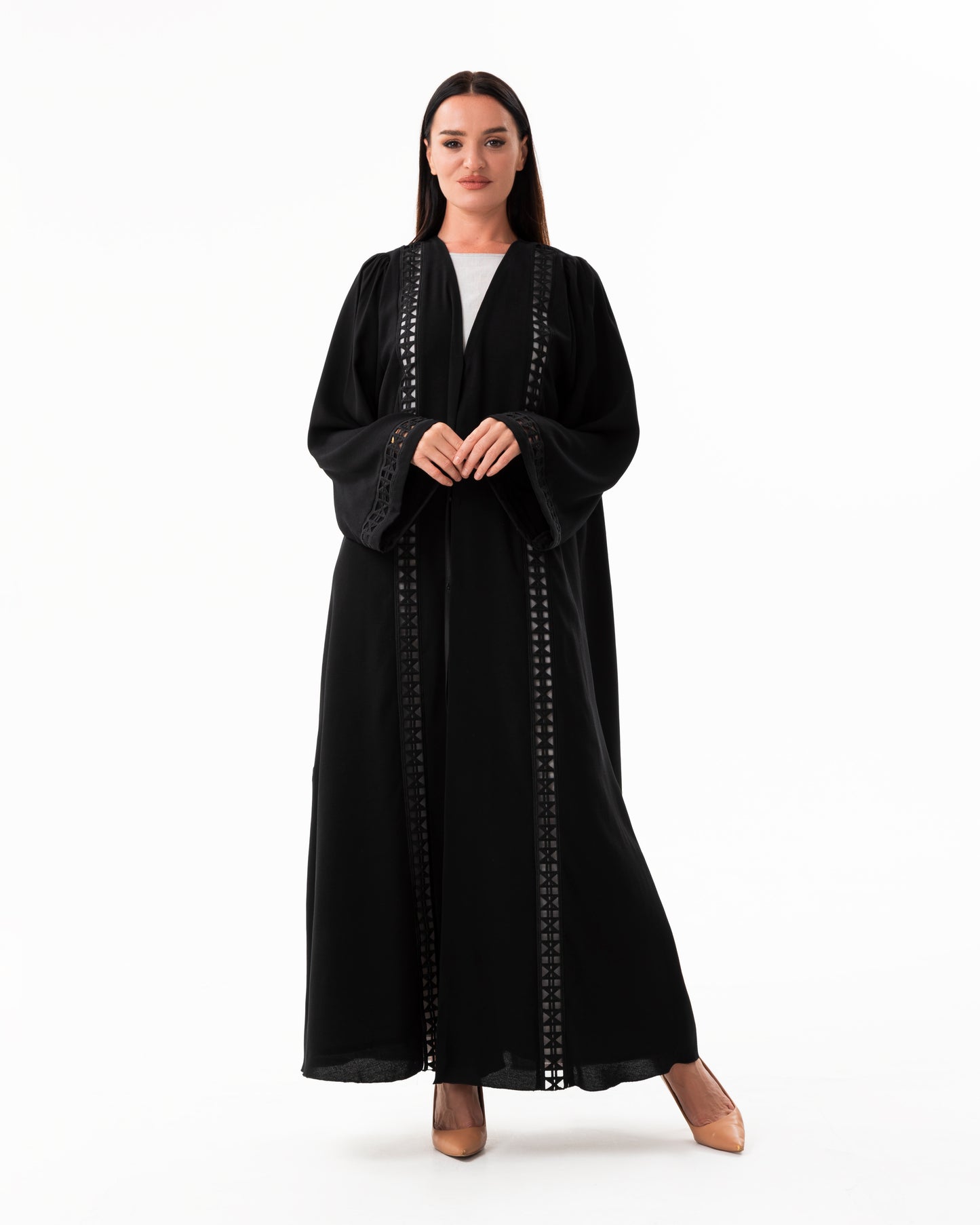 Abaya & Sheila with Lace Work