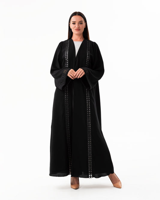 Abaya & Sheila with Lace Work