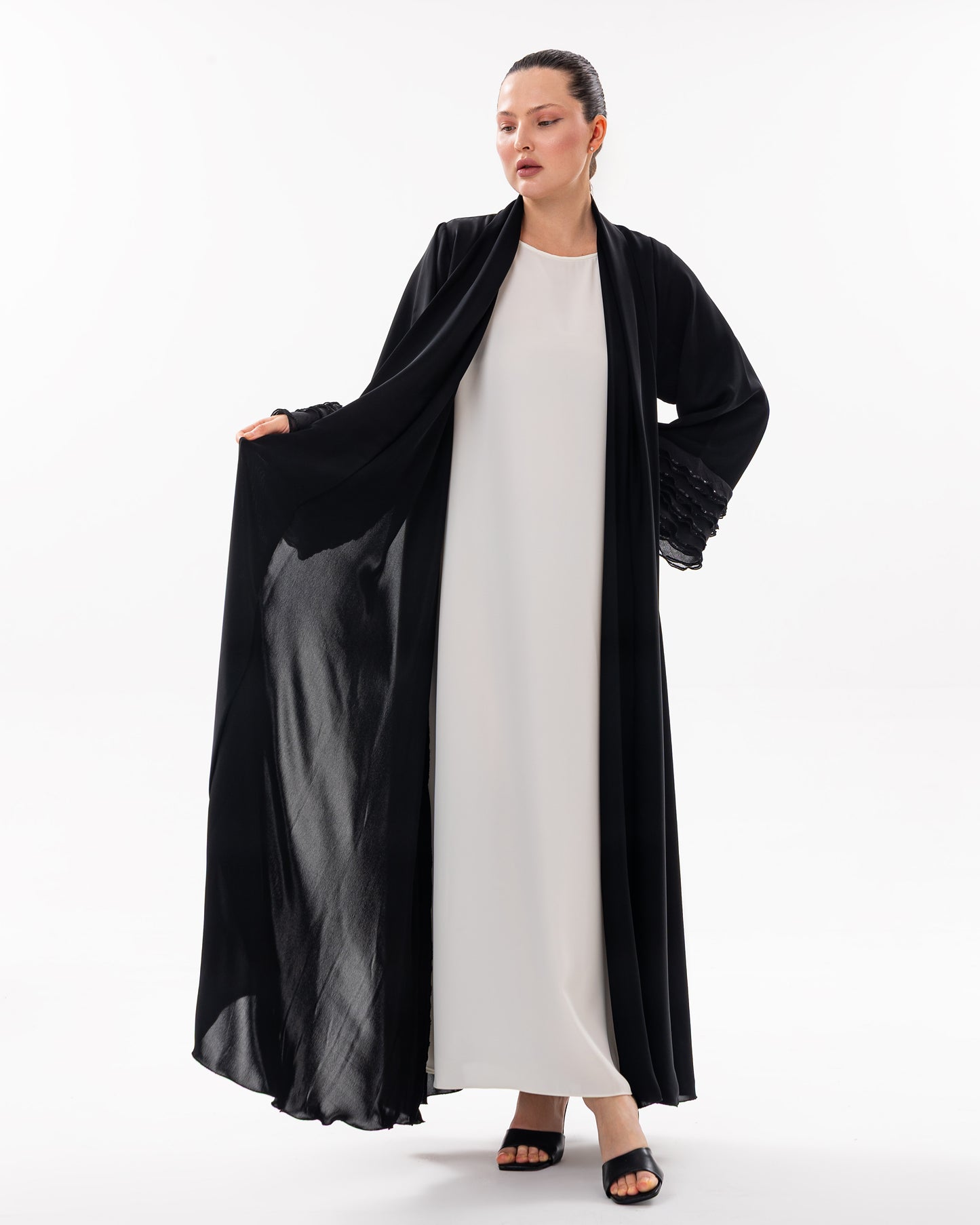Puffy Sleeves Abaya