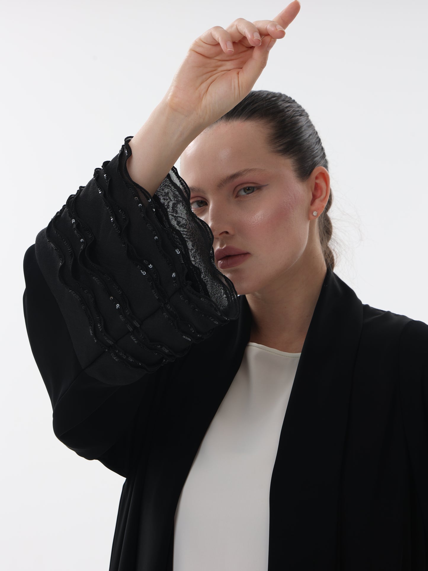 Puffy Sleeves Abaya