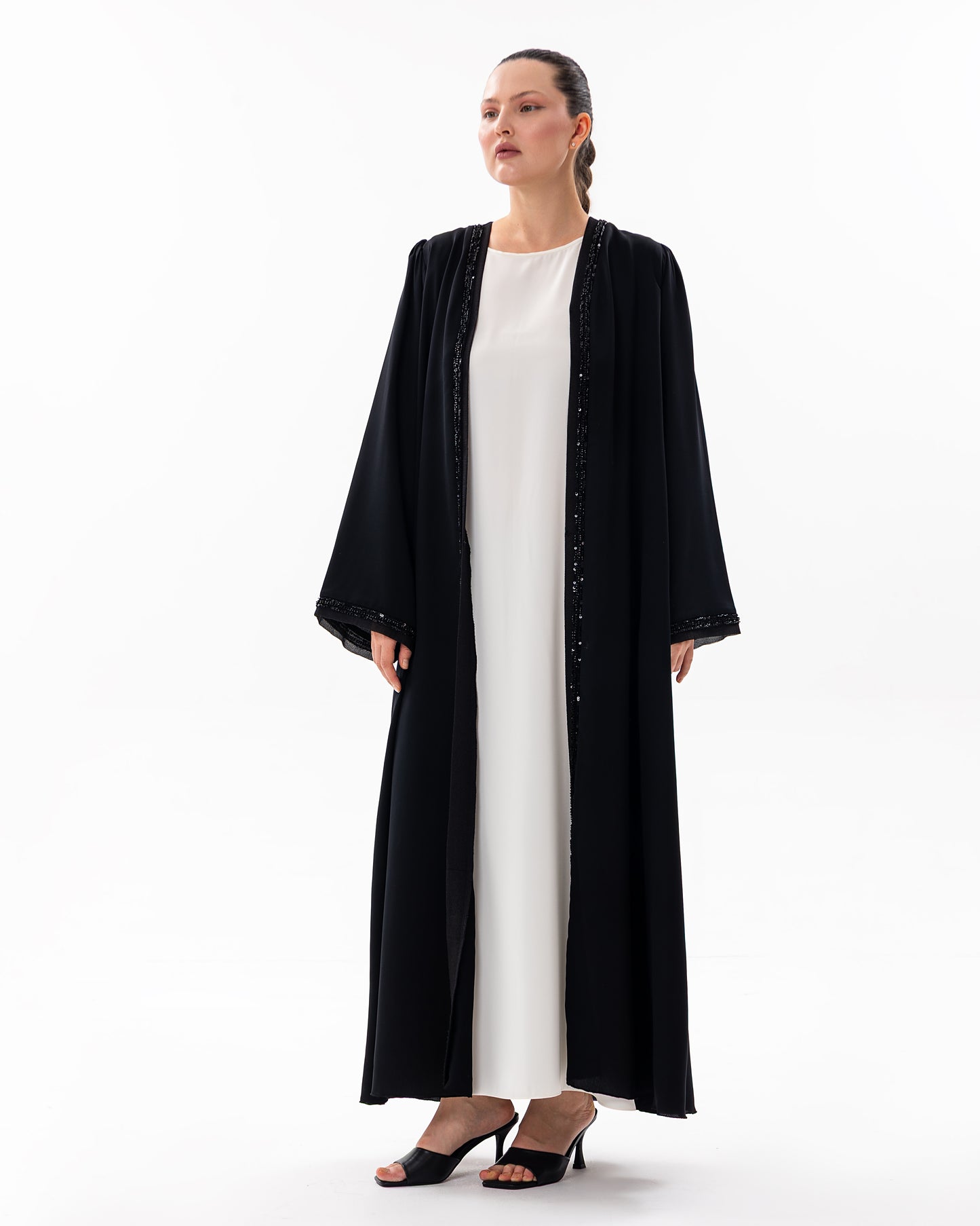 Special Bead Work Abaya