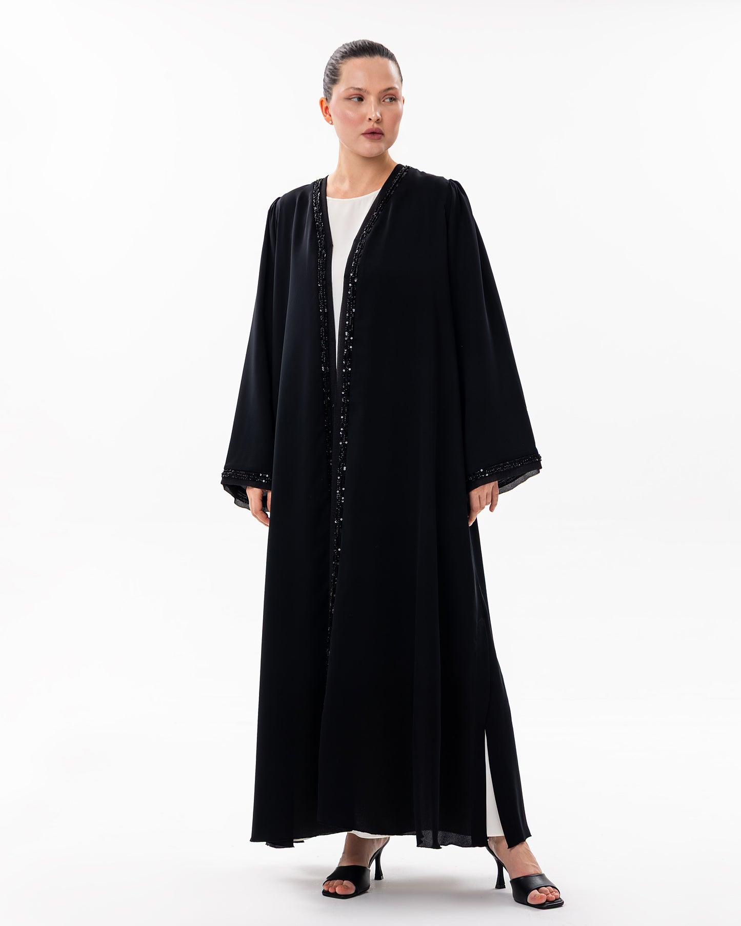 Special Bead Work Abaya